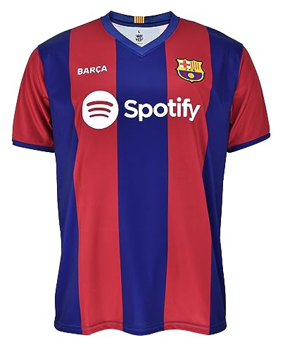 Futbol Club Barcelona Camiseta Personalizada Primera equipación 2023/2024 - Réplica Oficial con Liciencia - Adulto (XL)
